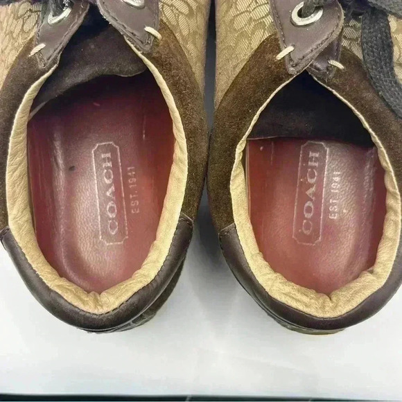 Signature C Coach 1941 Marcy Sneakers Size 7 - Picture 5 of 15